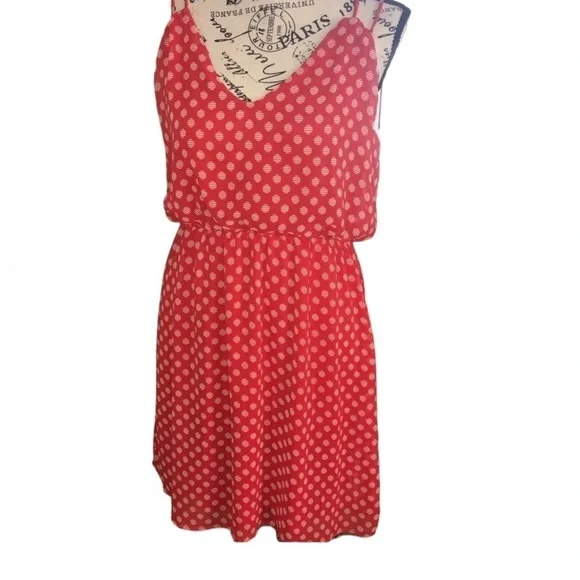 🌻Paisley and Ivy polka dot dress. Size medium GUC - Picture 1 of 5